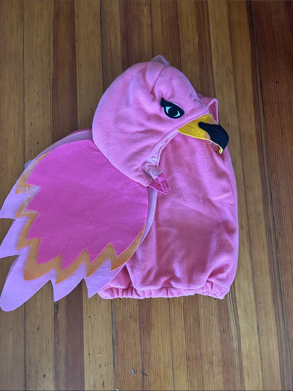 Pottery Barn Pink Flamingo Kids Costume Hoodie